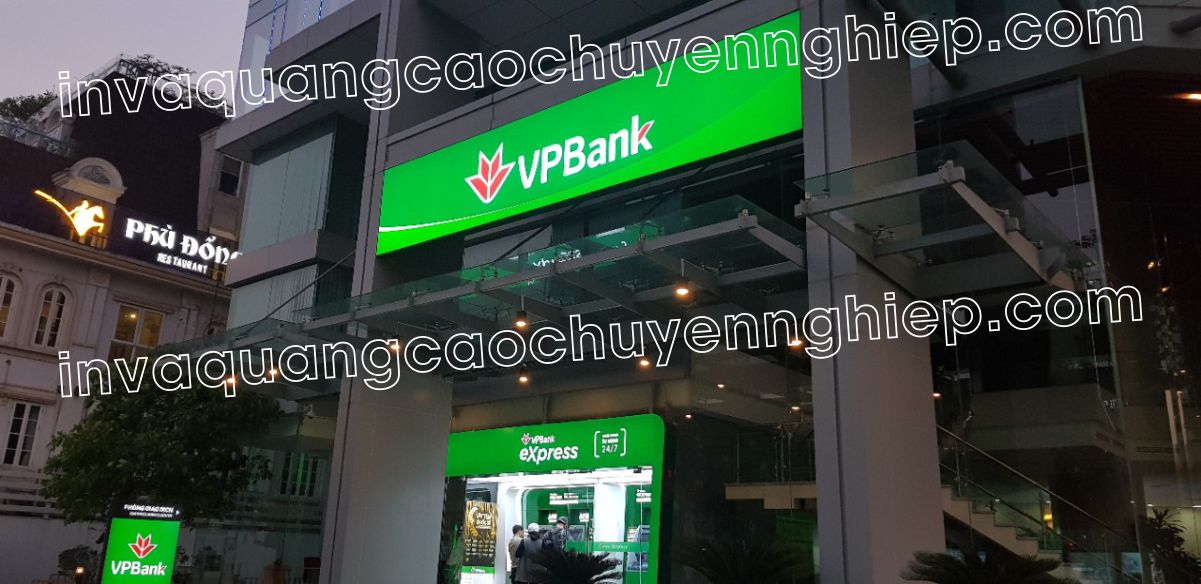 biển hộp đèn 3m quảng cáo ngân hàng vpbank