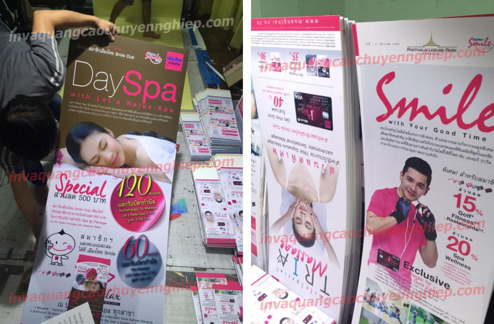 in decal pp bồi formex day spa