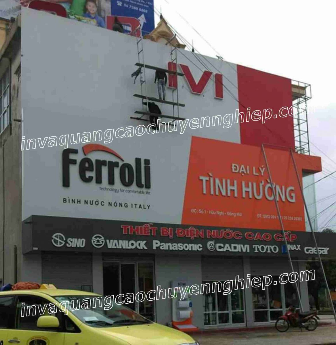 tuyển thợ thi công quảng cáo