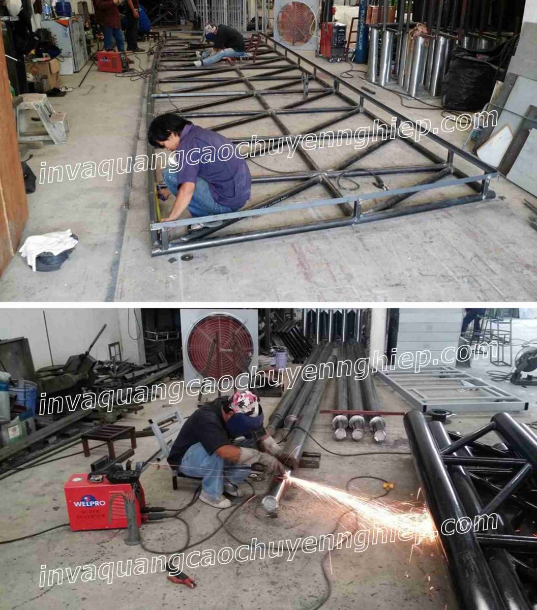 tuyển thợ thi công quảng cáo