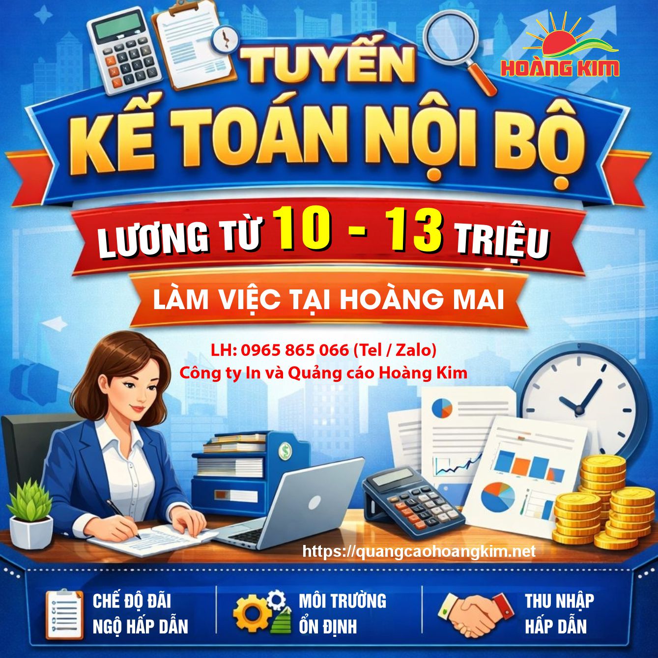 TUYỂN KẾ TOÁN NỘI BỘ